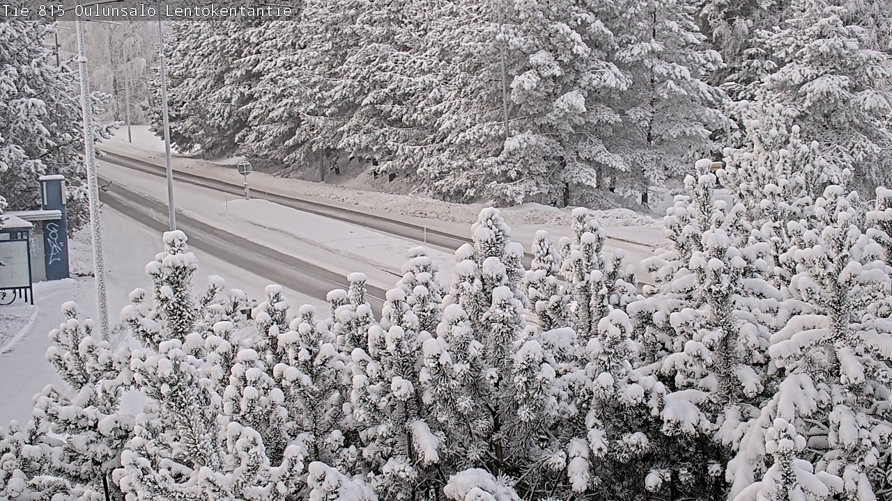 Kelikamerat Kuva Tie 816 Oulunsalo, Lentokentäntie, Oulu, Pohjois-Pohjanmaa