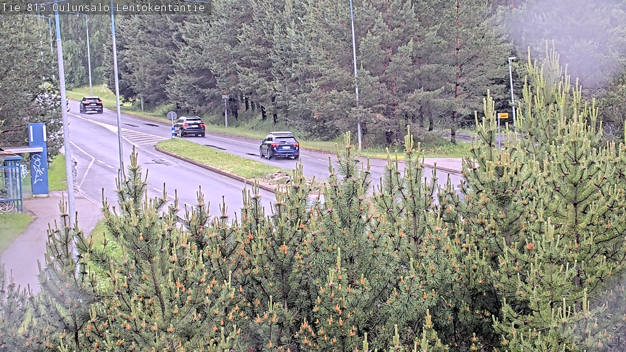 Weather Camera Image Road 816 Oulunsalo, Lentokentäntie, Oulu, Pohjois-Pohjanmaa