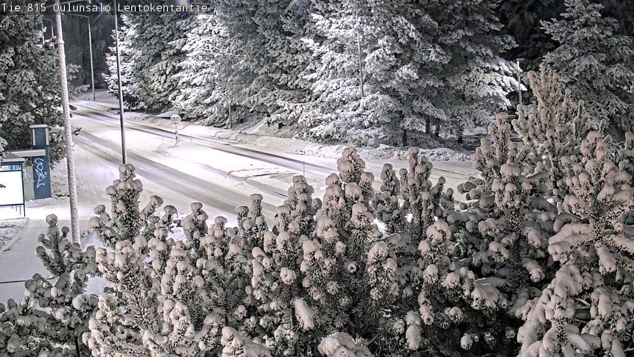 Kelikamerat Kuva Tie 816 Oulunsalo, Lentokentäntie, Oulu, Pohjois-Pohjanmaa