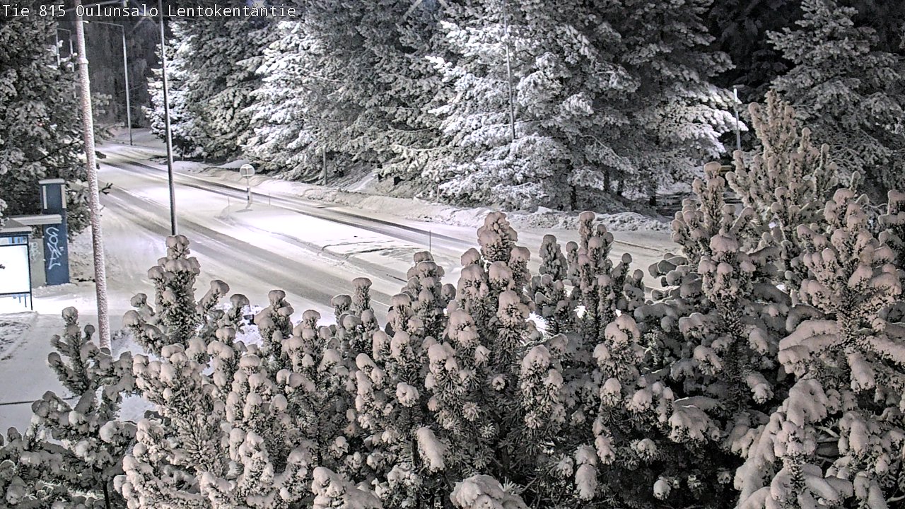 Kelikamerat Kuva Tie 816 Oulunsalo, Lentokentäntie, Oulu, Pohjois-Pohjanmaa