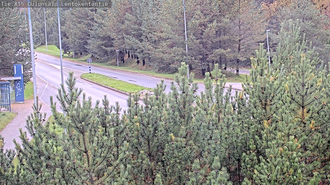 Weather Camera Image Road 816 Oulunsalo, Lentokentäntie, Oulu, Pohjois-Pohjanmaa