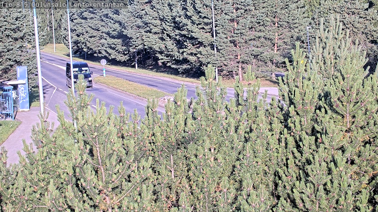 Weather Camera Image Road 816 Oulunsalo, Lentokentäntie, Oulu, Pohjois-Pohjanmaa
