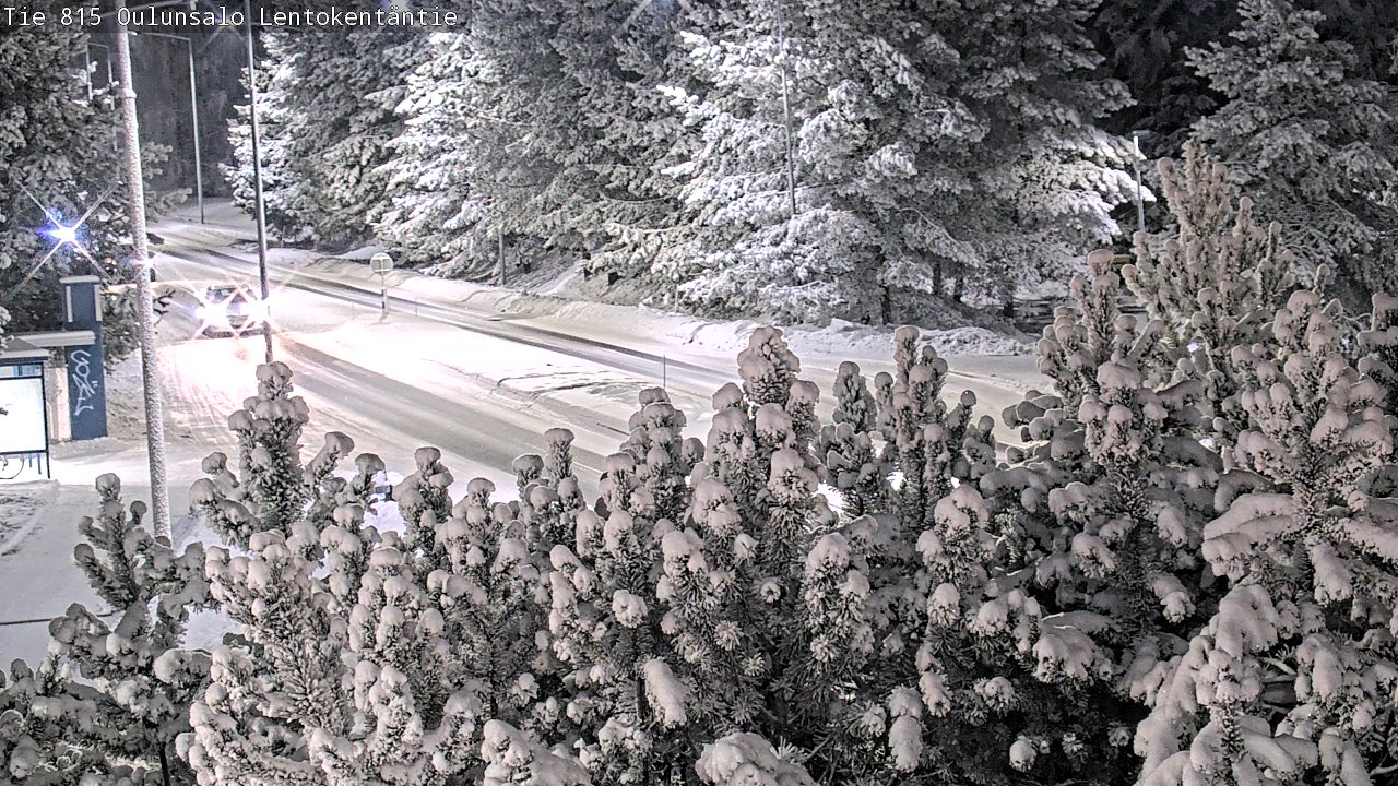 Kelikamerat Kuva Tie 816 Oulunsalo, Lentokentäntie, Oulu, Pohjois-Pohjanmaa