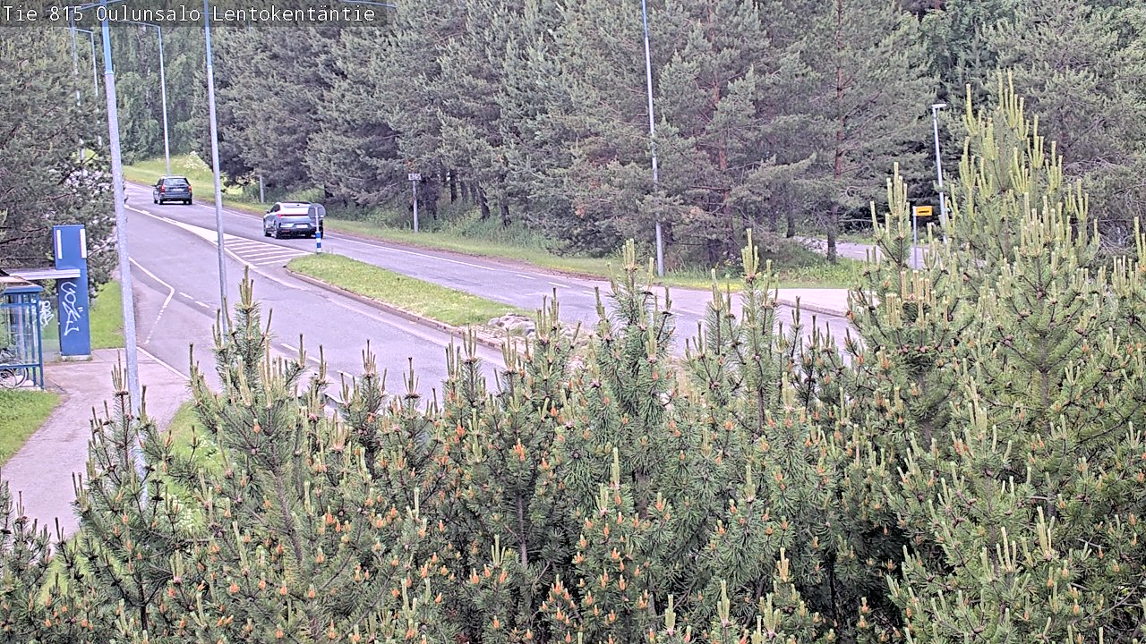 Kelikamerat Kuva Tie 816 Oulunsalo, Lentokentäntie, Oulu, Pohjois-Pohjanmaa