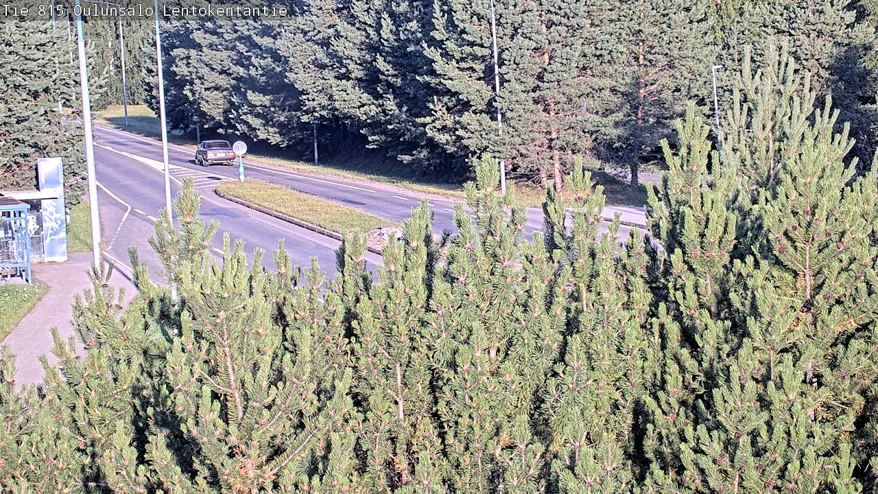 Weather Camera Image Road 816 Oulunsalo, Lentokentäntie, Oulu, Pohjois-Pohjanmaa