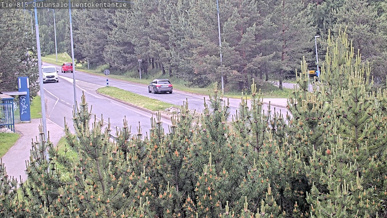 Kelikamerat Kuva Tie 816 Oulunsalo, Lentokentäntie, Oulu, Pohjois-Pohjanmaa