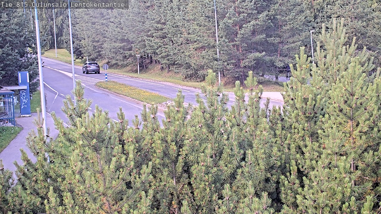 Kelikamerat Kuva Tie 816 Oulunsalo, Lentokentäntie, Oulu, Pohjois-Pohjanmaa