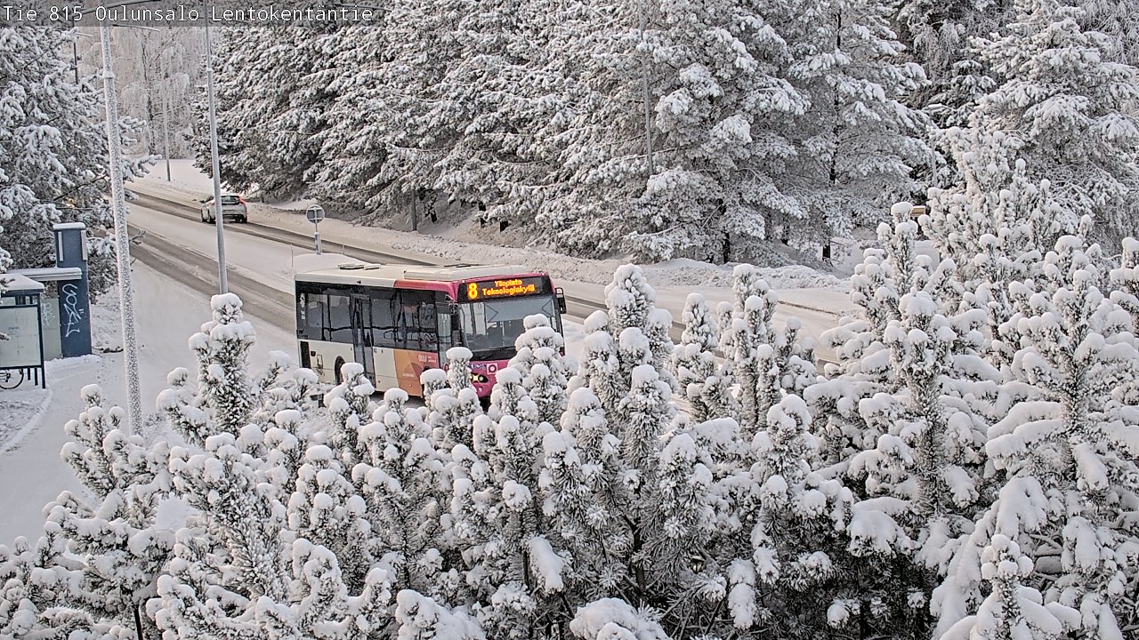 Kelikamerat Kuva Tie 816 Oulunsalo, Lentokentäntie, Oulu, Pohjois-Pohjanmaa