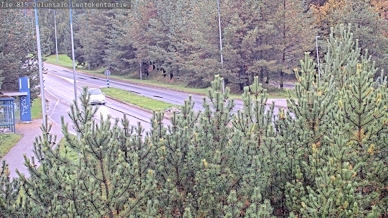 Weather Camera Image Road 816 Oulunsalo, Lentokentäntie, Oulu, Pohjois-Pohjanmaa