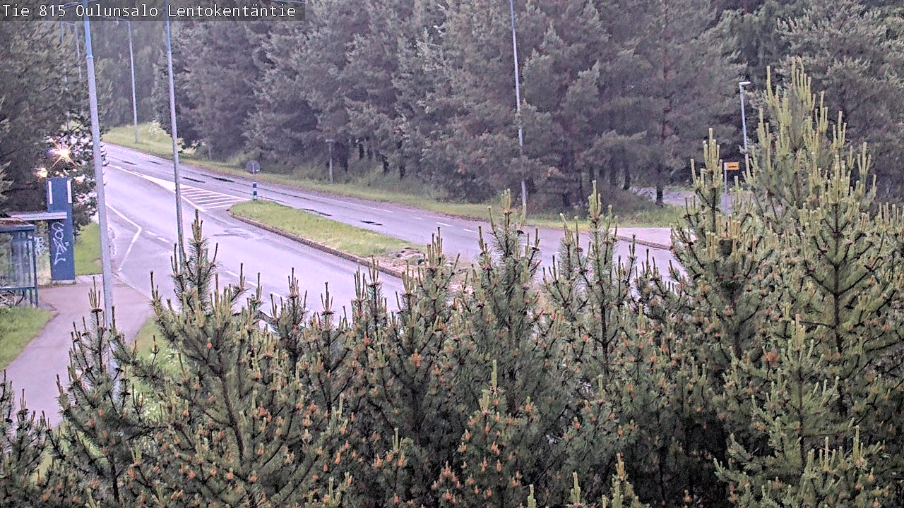 Kelikamerat Kuva Tie 816 Oulunsalo, Lentokentäntie, Oulu, Pohjois-Pohjanmaa