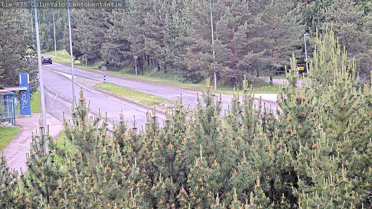 Kelikamerat Kuva Tie 816 Oulunsalo, Lentokentäntie, Oulu, Pohjois-Pohjanmaa