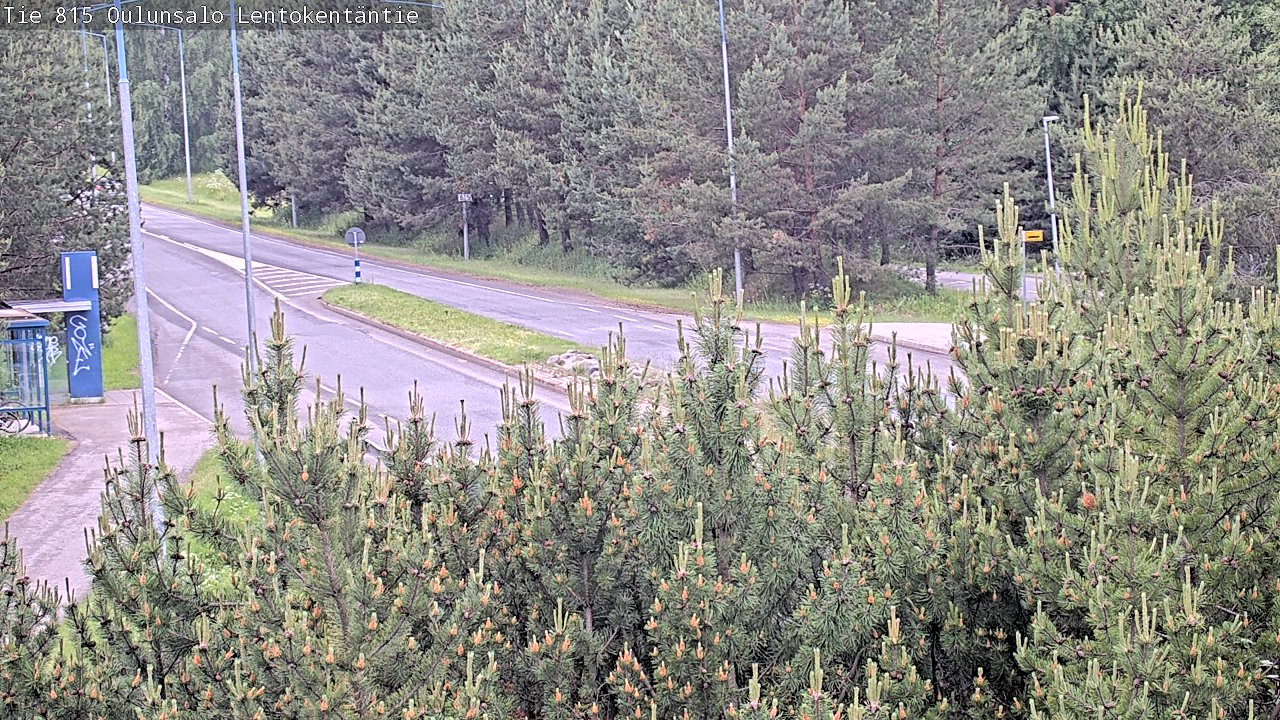 Kelikamerat Kuva Tie 816 Oulunsalo, Lentokentäntie, Oulu, Pohjois-Pohjanmaa