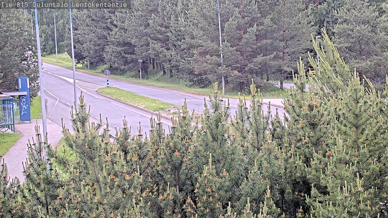 Kelikamerat Kuva Tie 816 Oulunsalo, Lentokentäntie, Oulu, Pohjois-Pohjanmaa