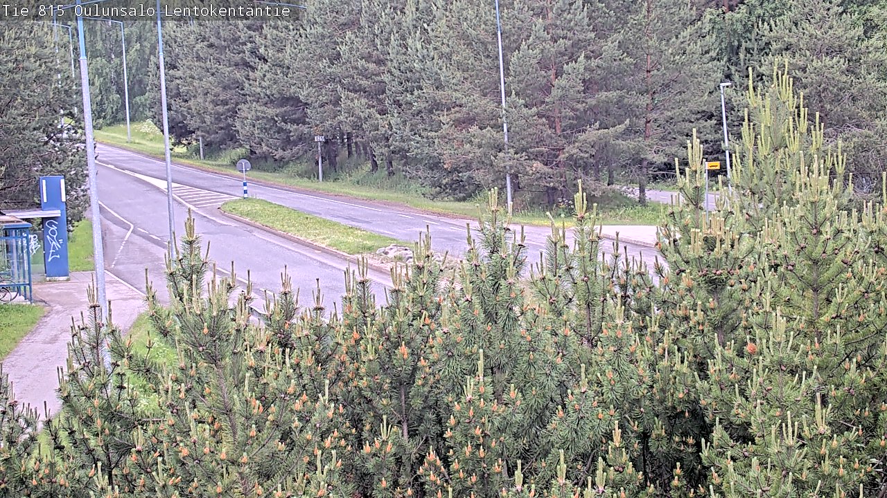 Kelikamerat Kuva Tie 816 Oulunsalo, Lentokentäntie, Oulu, Pohjois-Pohjanmaa