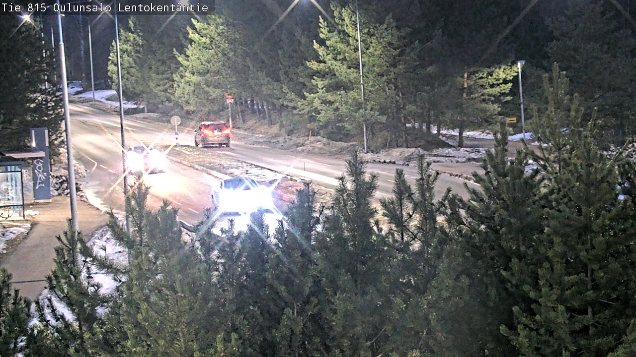 Weather Camera Image Road 816 Oulunsalo, Lentokentäntie, Oulu, Pohjois-Pohjanmaa