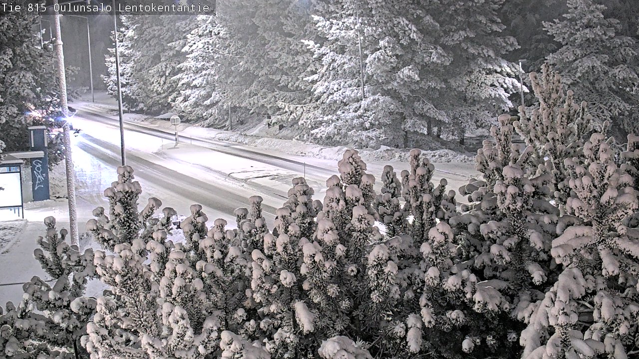 Kelikamerat Kuva Tie 816 Oulunsalo, Lentokentäntie, Oulu, Pohjois-Pohjanmaa