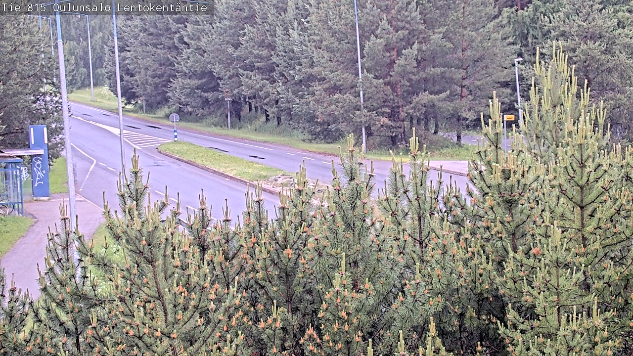 Kelikamerat Kuva Tie 816 Oulunsalo, Lentokentäntie, Oulu, Pohjois-Pohjanmaa