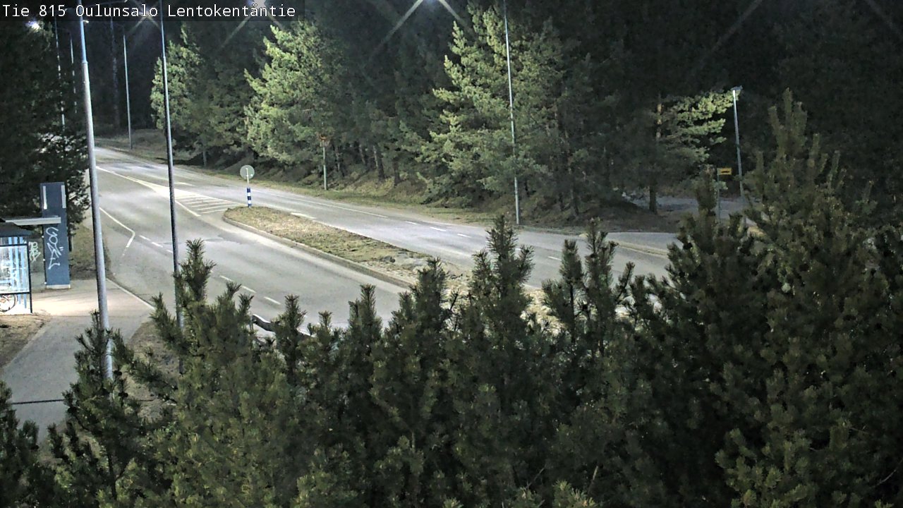 Weather Camera Image Road 816 Oulunsalo, Lentokentäntie, Oulu, Pohjois-Pohjanmaa