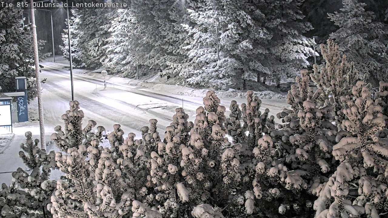 Kelikamerat Kuva Tie 816 Oulunsalo, Lentokentäntie, Oulu, Pohjois-Pohjanmaa