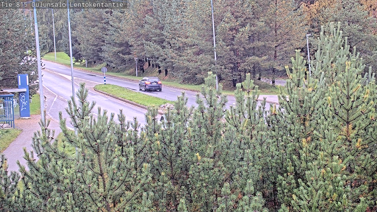 Weather Camera Image Road 816 Oulunsalo, Lentokentäntie, Oulu, Pohjois-Pohjanmaa