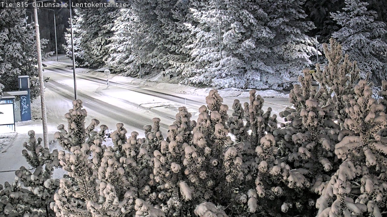 Kelikamerat Kuva Tie 816 Oulunsalo, Lentokentäntie, Oulu, Pohjois-Pohjanmaa