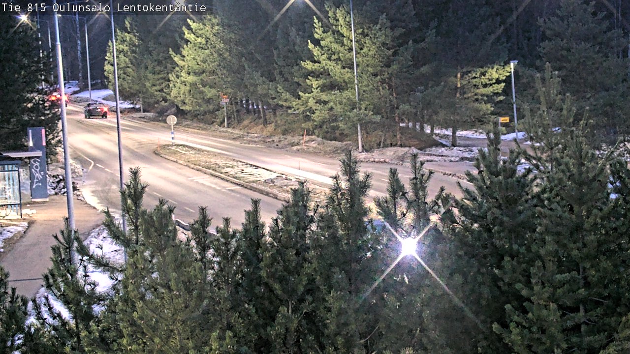 Weather Camera Image Road 816 Oulunsalo, Lentokentäntie, Oulu, Pohjois-Pohjanmaa