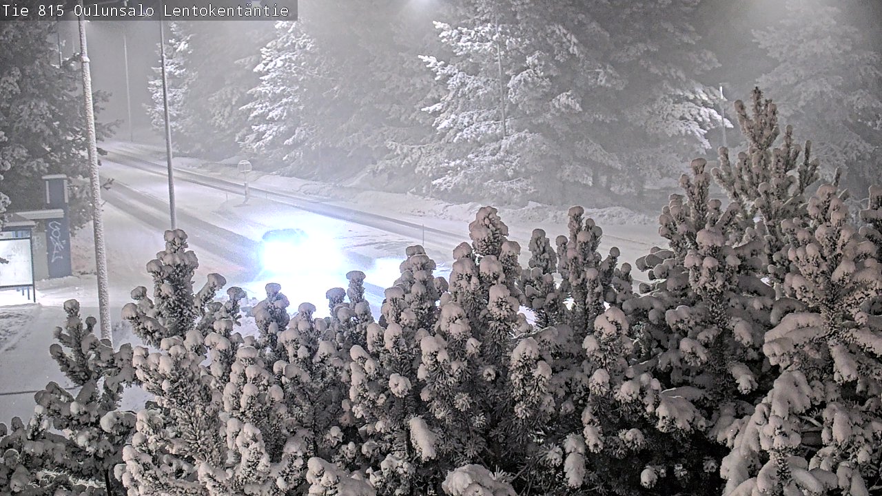 Kelikamerat Kuva Tie 816 Oulunsalo, Lentokentäntie, Oulu, Pohjois-Pohjanmaa