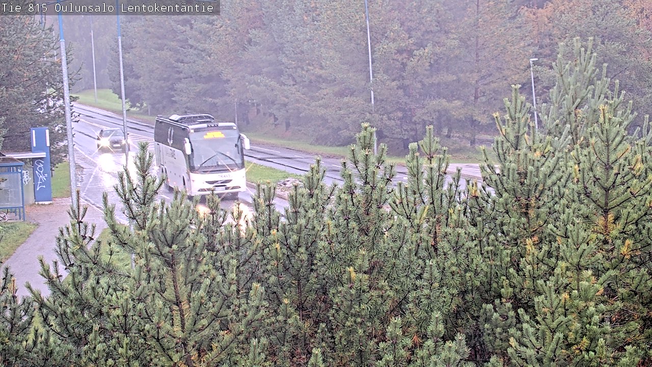 Weather Camera Image Road 816 Oulunsalo, Lentokentäntie, Oulu, Pohjois-Pohjanmaa