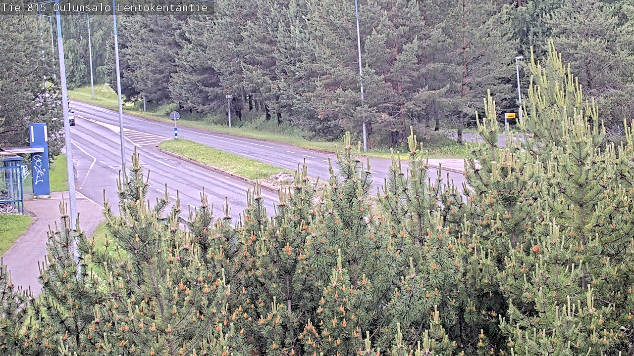 Kelikamerat Kuva Tie 816 Oulunsalo, Lentokentäntie, Oulu, Pohjois-Pohjanmaa