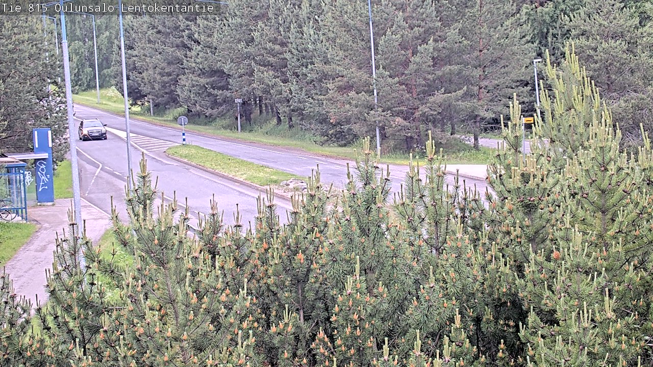 Kelikamerat Kuva Tie 816 Oulunsalo, Lentokentäntie, Oulu, Pohjois-Pohjanmaa