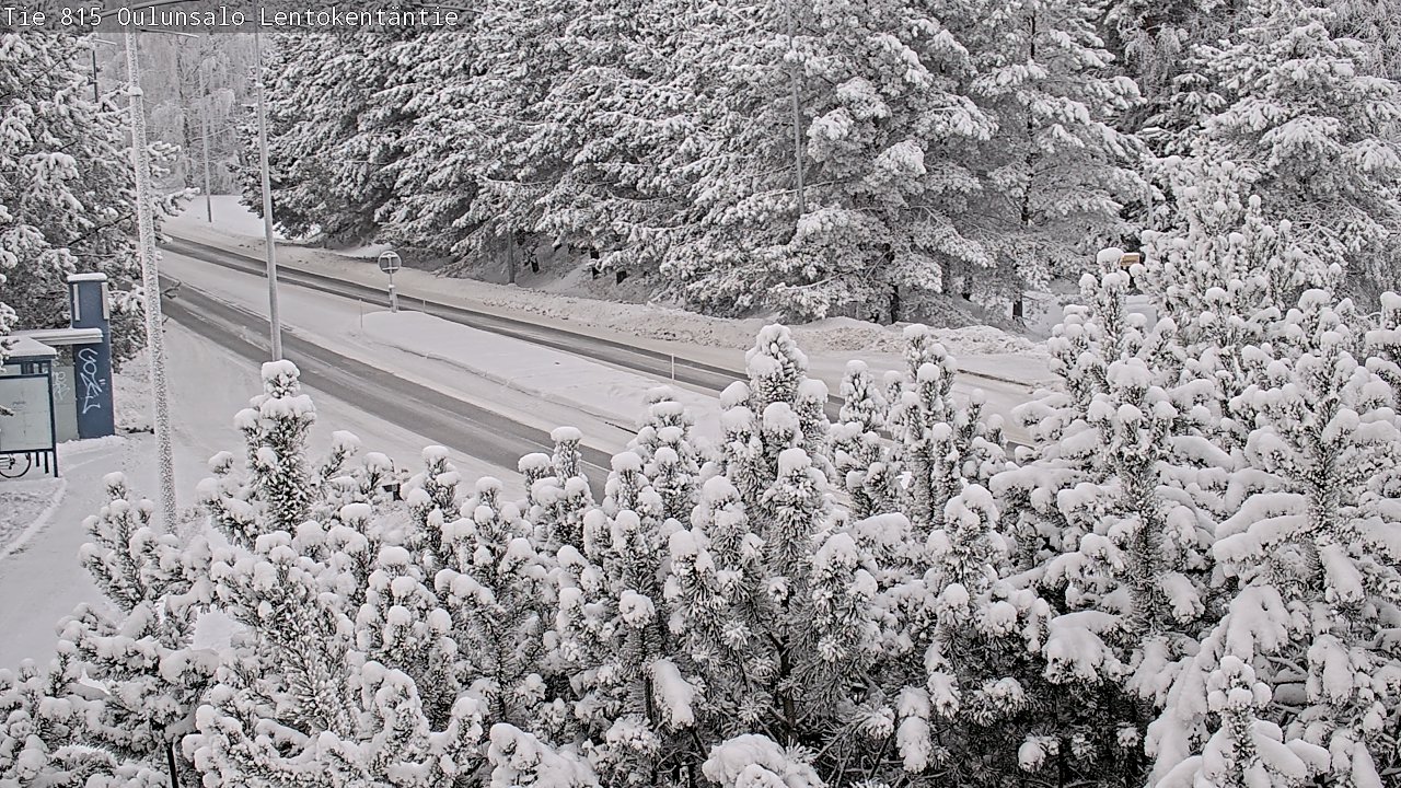 Kelikamerat Kuva Tie 816 Oulunsalo, Lentokentäntie, Oulu, Pohjois-Pohjanmaa