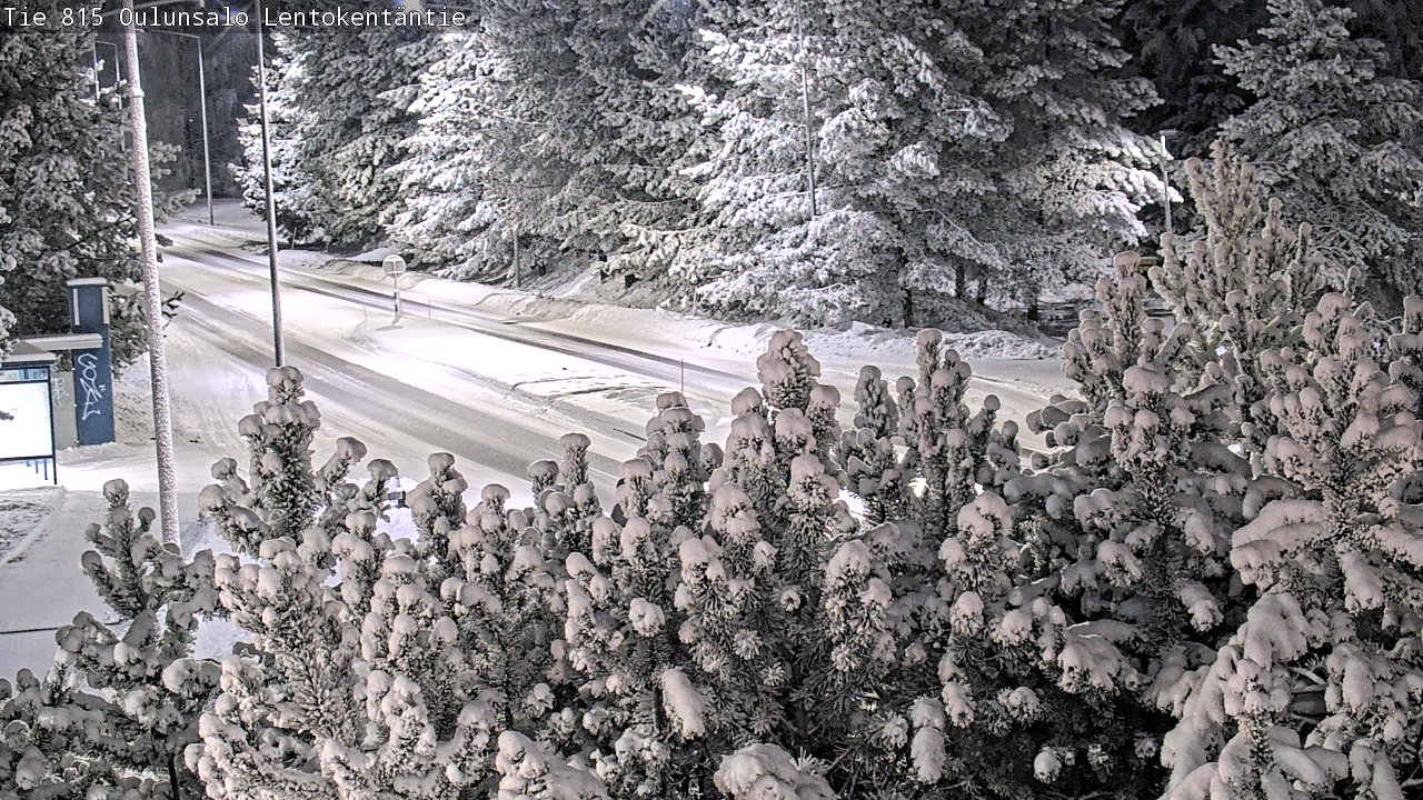 Kelikamerat Kuva Tie 816 Oulunsalo, Lentokentäntie, Oulu, Pohjois-Pohjanmaa