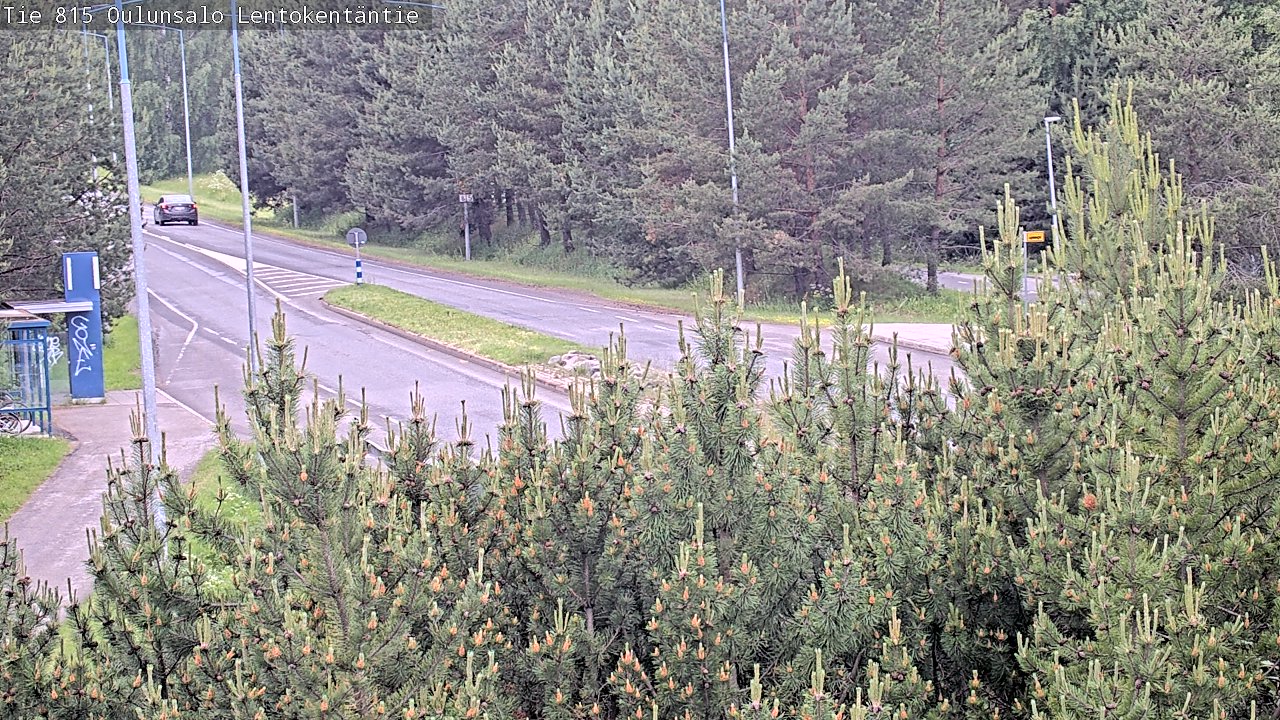 Kelikamerat Kuva Tie 816 Oulunsalo, Lentokentäntie, Oulu, Pohjois-Pohjanmaa