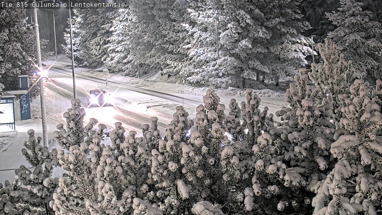 Kelikamerat Kuva Tie 816 Oulunsalo, Lentokentäntie, Oulu, Pohjois-Pohjanmaa