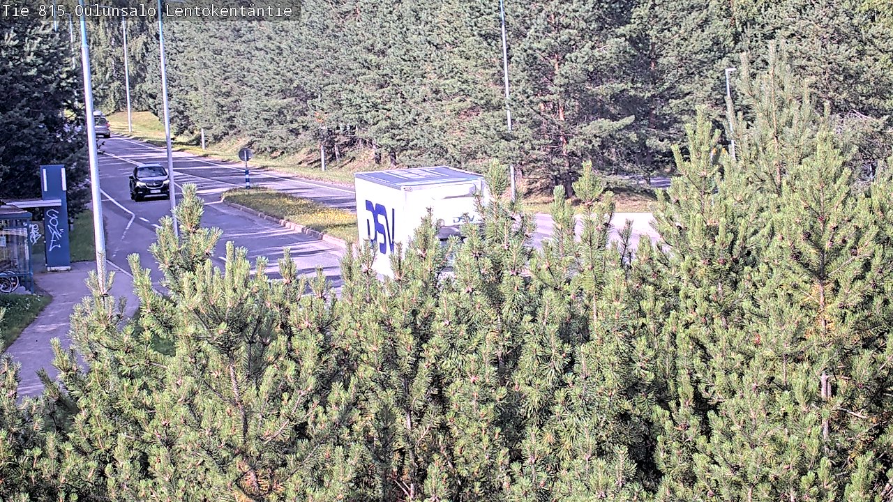 Kelikamerat Kuva Tie 816 Oulunsalo, Lentokentäntie, Oulu, Pohjois-Pohjanmaa