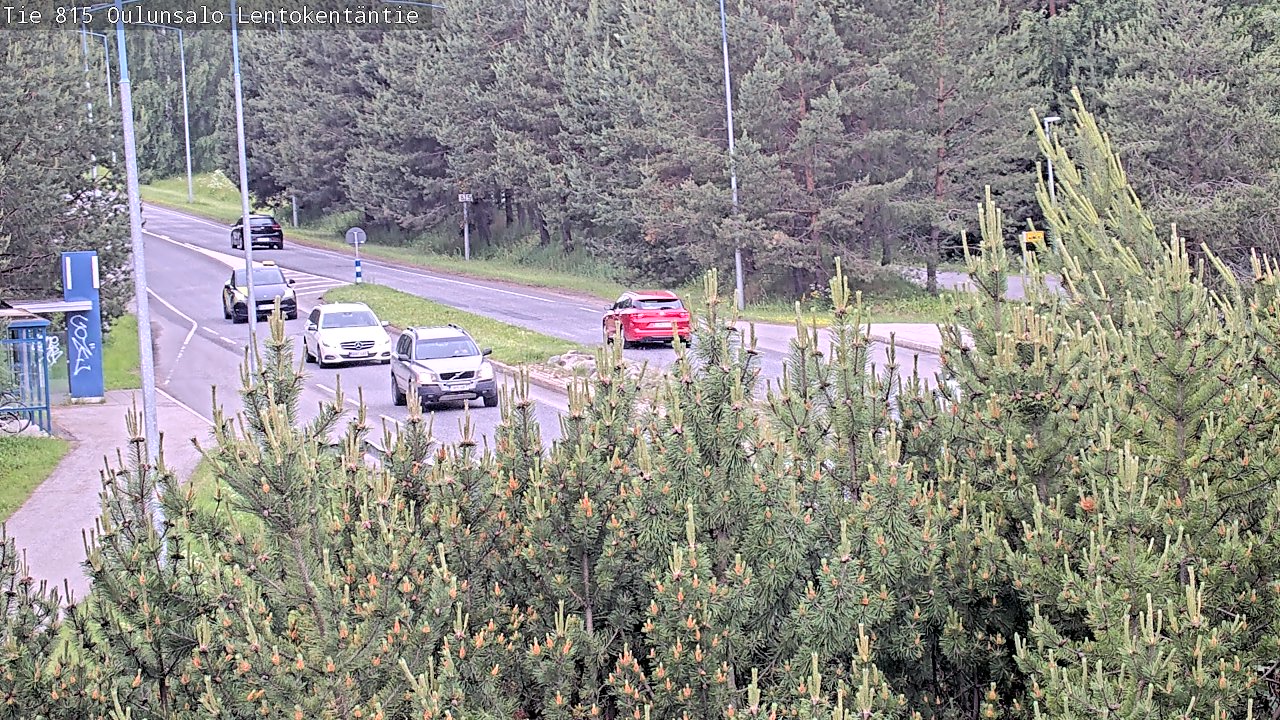 Kelikamerat Kuva Tie 816 Oulunsalo, Lentokentäntie, Oulu, Pohjois-Pohjanmaa
