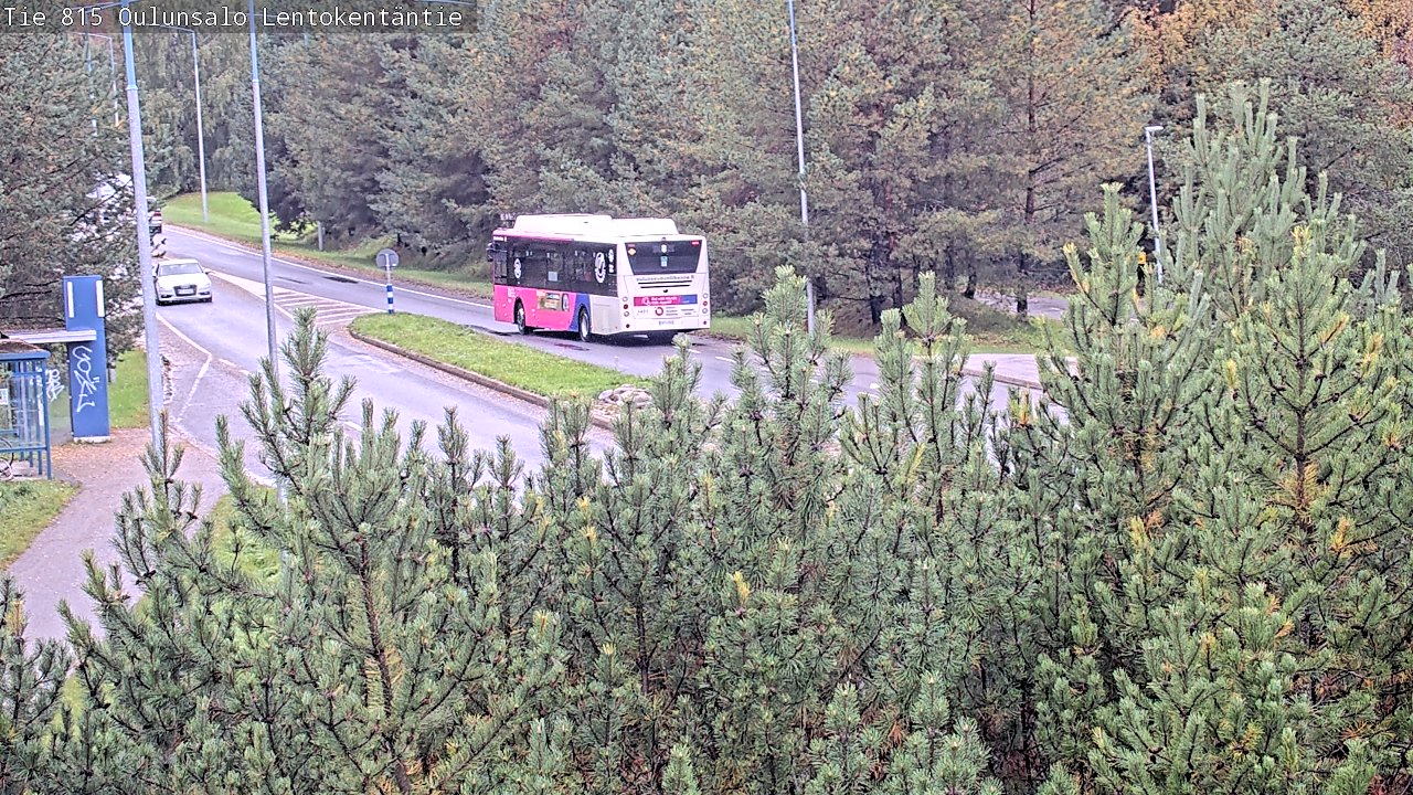 Weather Camera Image Road 816 Oulunsalo, Lentokentäntie, Oulu, Pohjois-Pohjanmaa