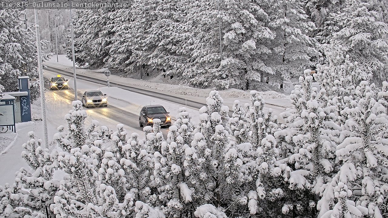 Kelikamerat Kuva Tie 816 Oulunsalo, Lentokentäntie, Oulu, Pohjois-Pohjanmaa