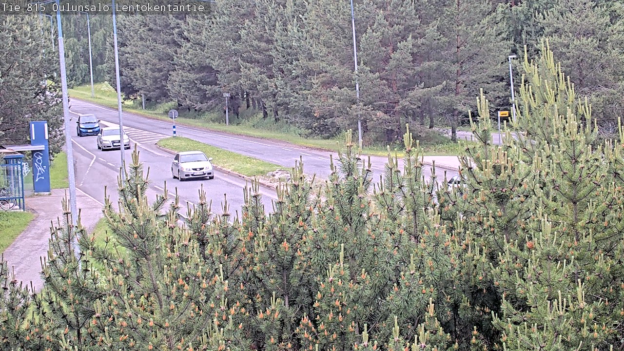 Kelikamerat Kuva Tie 816 Oulunsalo, Lentokentäntie, Oulu, Pohjois-Pohjanmaa