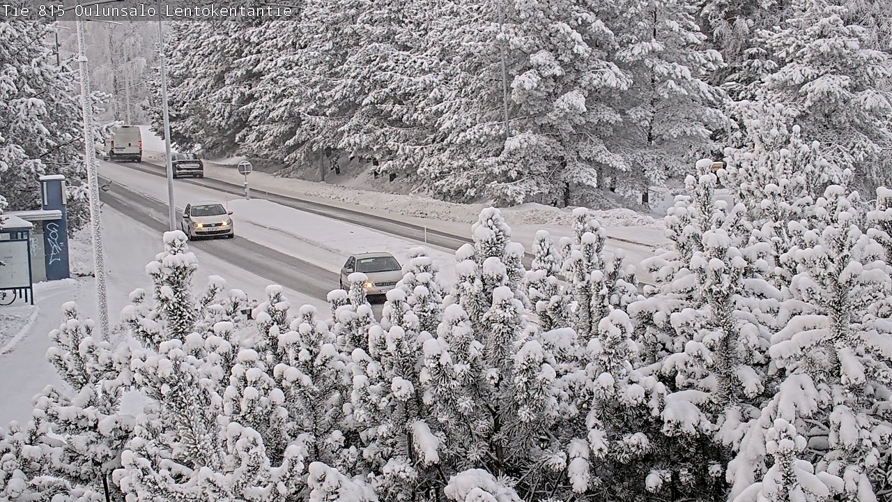 Kelikamerat Kuva Tie 816 Oulunsalo, Lentokentäntie, Oulu, Pohjois-Pohjanmaa