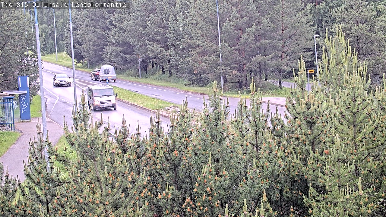 Kelikamerat Kuva Tie 816 Oulunsalo, Lentokentäntie, Oulu, Pohjois-Pohjanmaa
