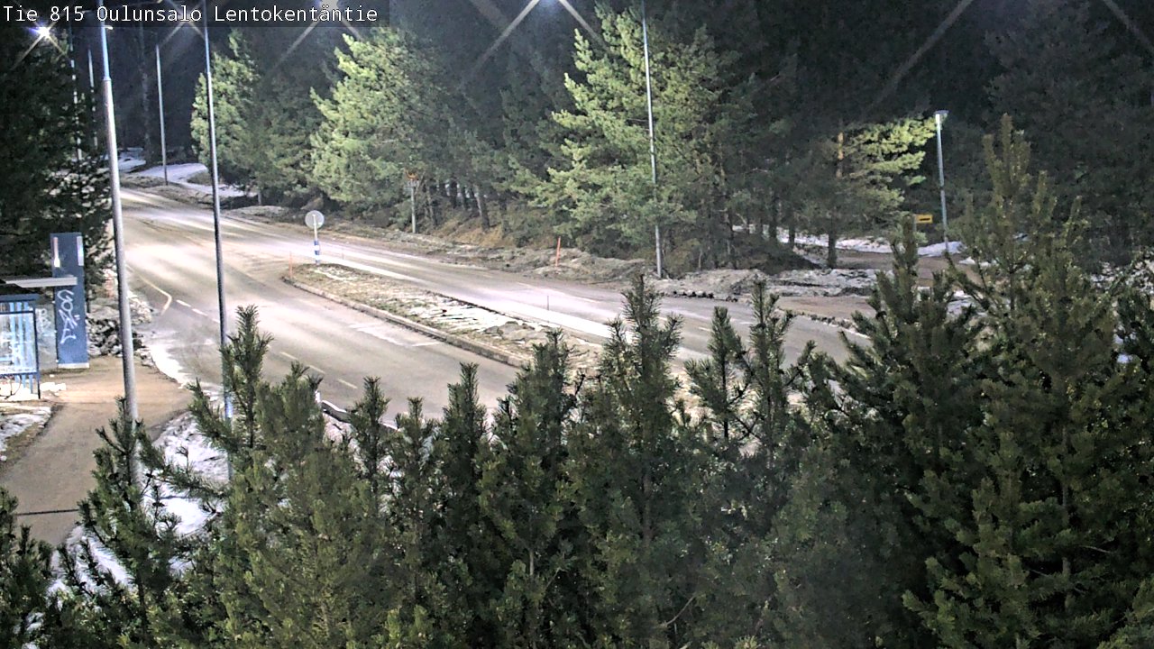 Weather Camera Image Road 816 Oulunsalo, Lentokentäntie, Oulu, Pohjois-Pohjanmaa