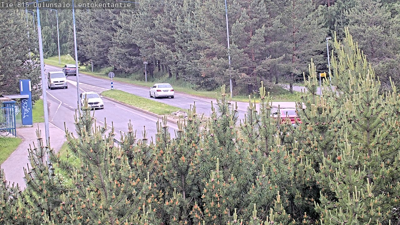 Kelikamerat Kuva Tie 816 Oulunsalo, Lentokentäntie, Oulu, Pohjois-Pohjanmaa