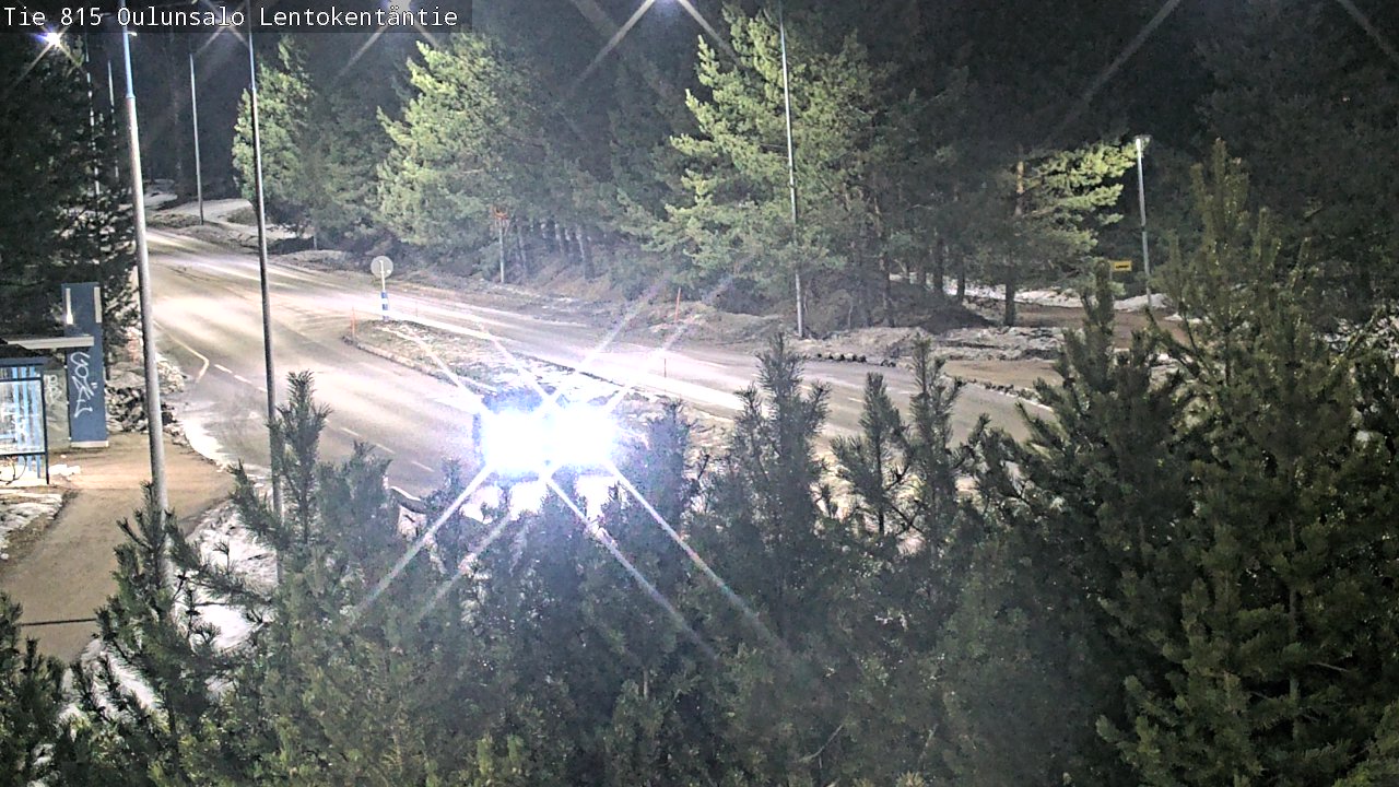 Weather Camera Image Road 816 Oulunsalo, Lentokentäntie, Oulu, Pohjois-Pohjanmaa
