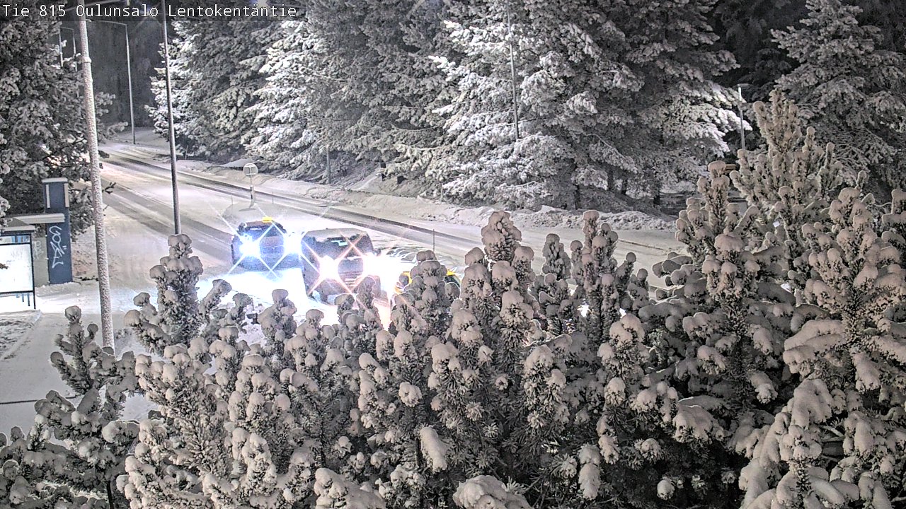 Kelikamerat Kuva Tie 816 Oulunsalo, Lentokentäntie, Oulu, Pohjois-Pohjanmaa