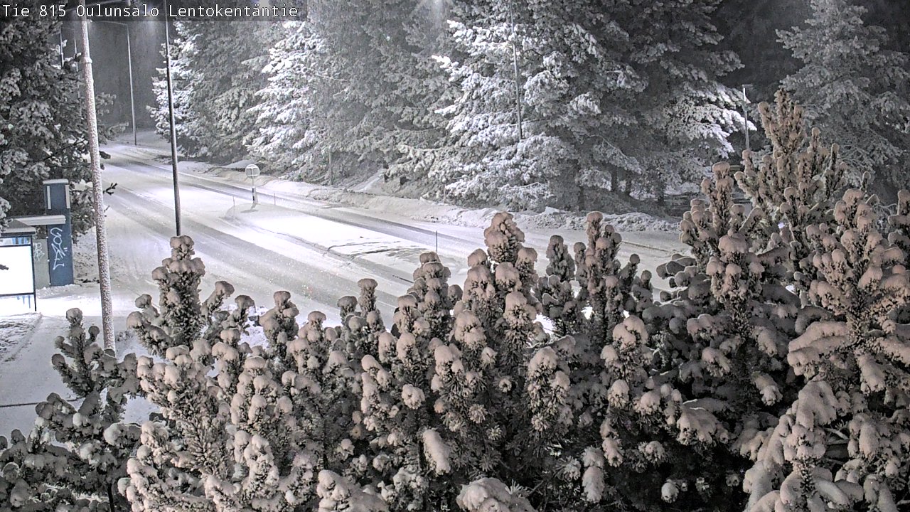 Kelikamerat Kuva Tie 816 Oulunsalo, Lentokentäntie, Oulu, Pohjois-Pohjanmaa