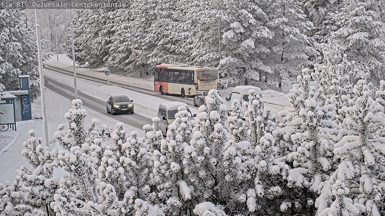 Kelikamerat Kuva Tie 816 Oulunsalo, Lentokentäntie, Oulu, Pohjois-Pohjanmaa