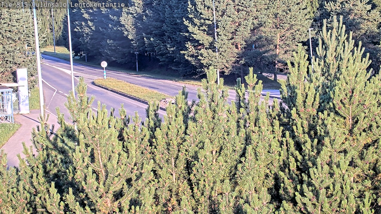 Weather Camera Image Road 816 Oulunsalo, Lentokentäntie, Oulu, Pohjois-Pohjanmaa