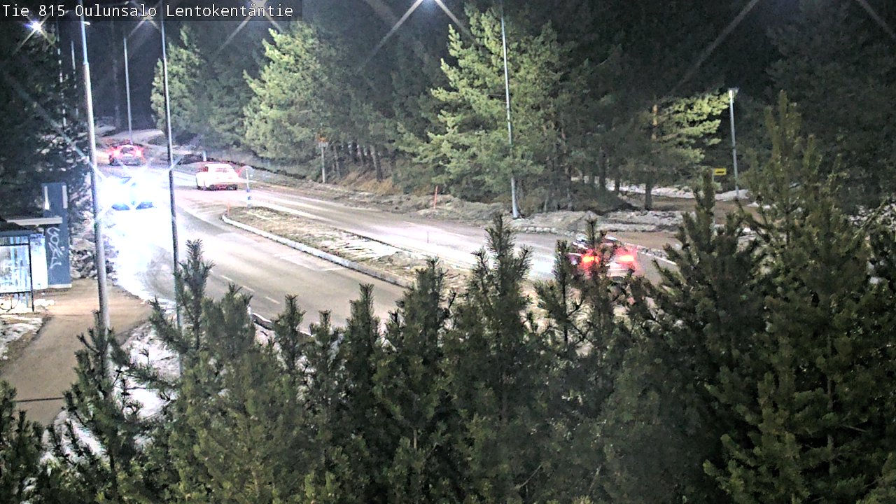 Weather Camera Image Road 816 Oulunsalo, Lentokentäntie, Oulu, Pohjois-Pohjanmaa
