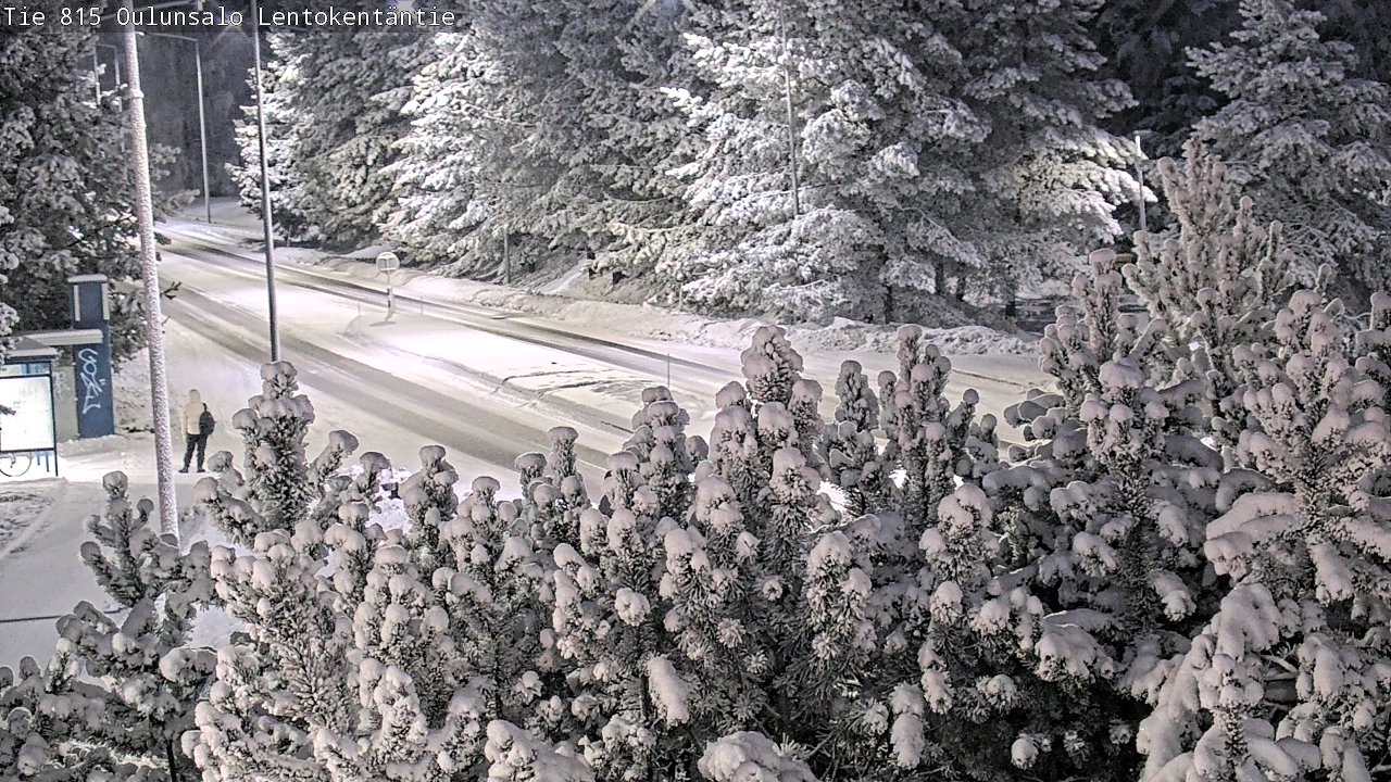 Kelikamerat Kuva Tie 816 Oulunsalo, Lentokentäntie, Oulu, Pohjois-Pohjanmaa